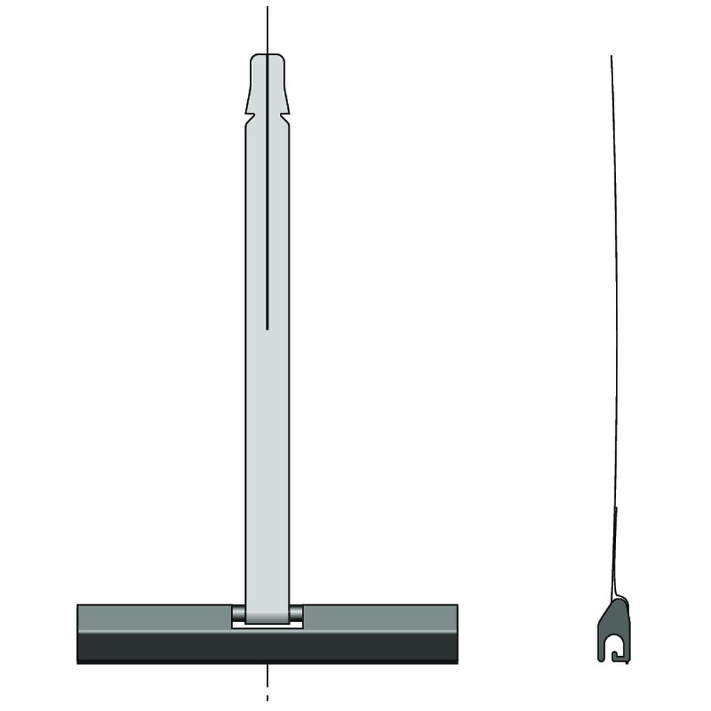 Somfy - Attache de tablier pour tube Octo de 40 x1