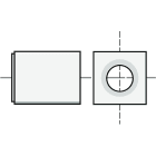 Somfy - Support embout - coussinet