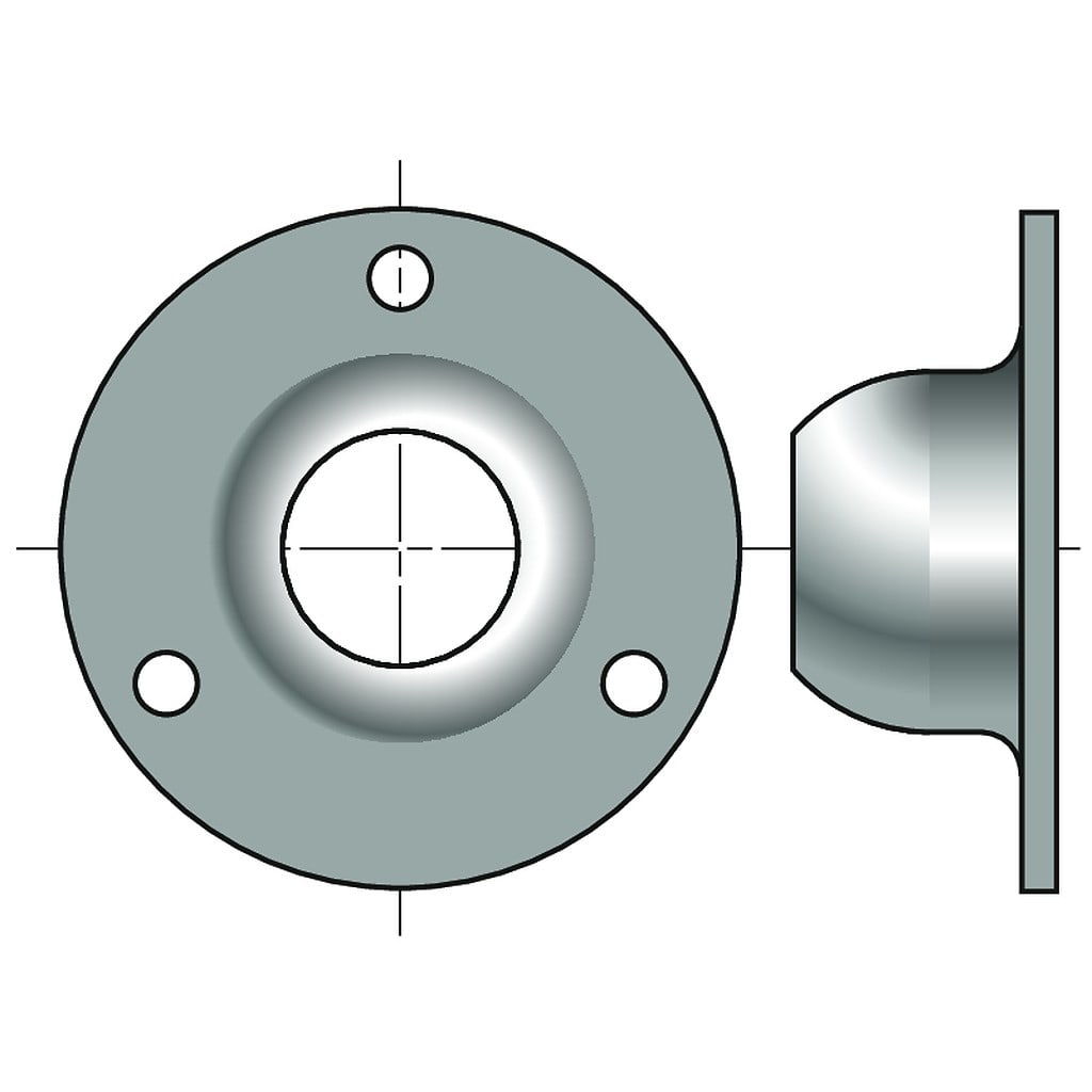 Somfy - Bride de fixation avec rotule pour support de motorisation