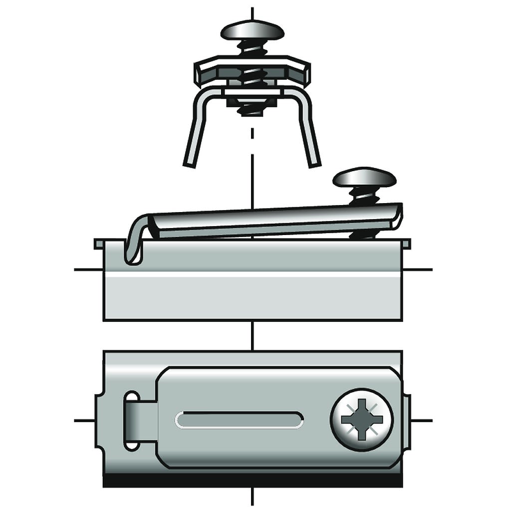 Somfy - Agrafe pour tube f-2000