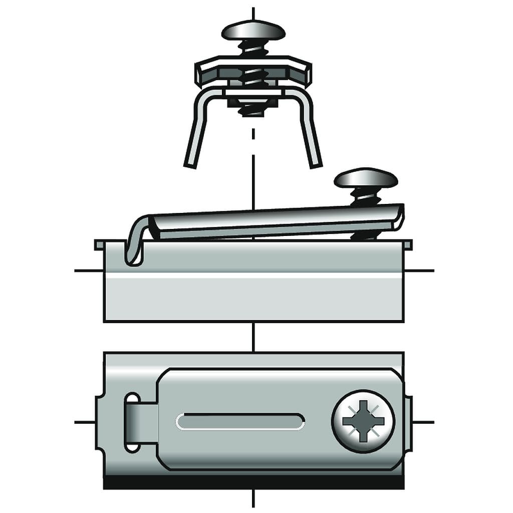 Somfy - Agrafe pour tube f-2000