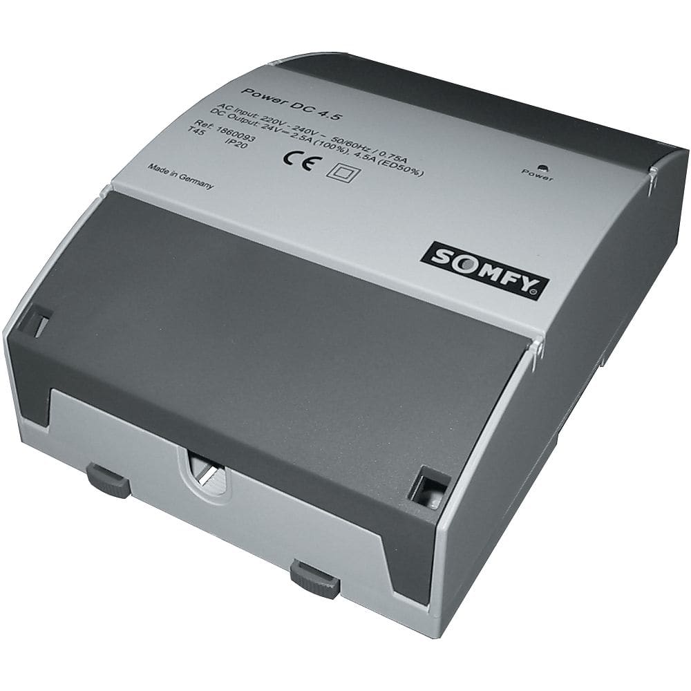 Somfy - Alimentation 4,5a pour animeo® motor controller dc
