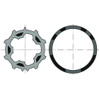 Somfy - Roue+couronne d50 zf 54 x10