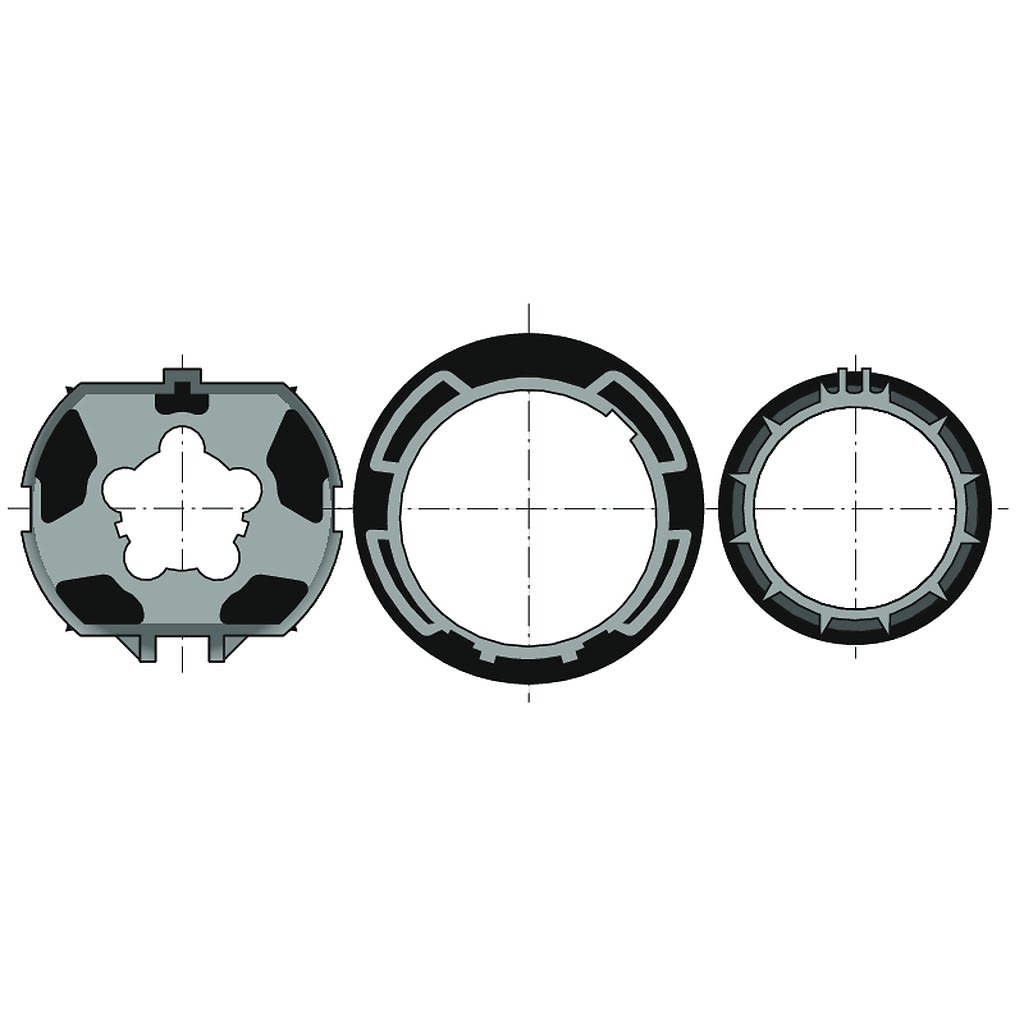 Somfy - Kit (1 roue + 2 couronnes) d50 zf 80 x1