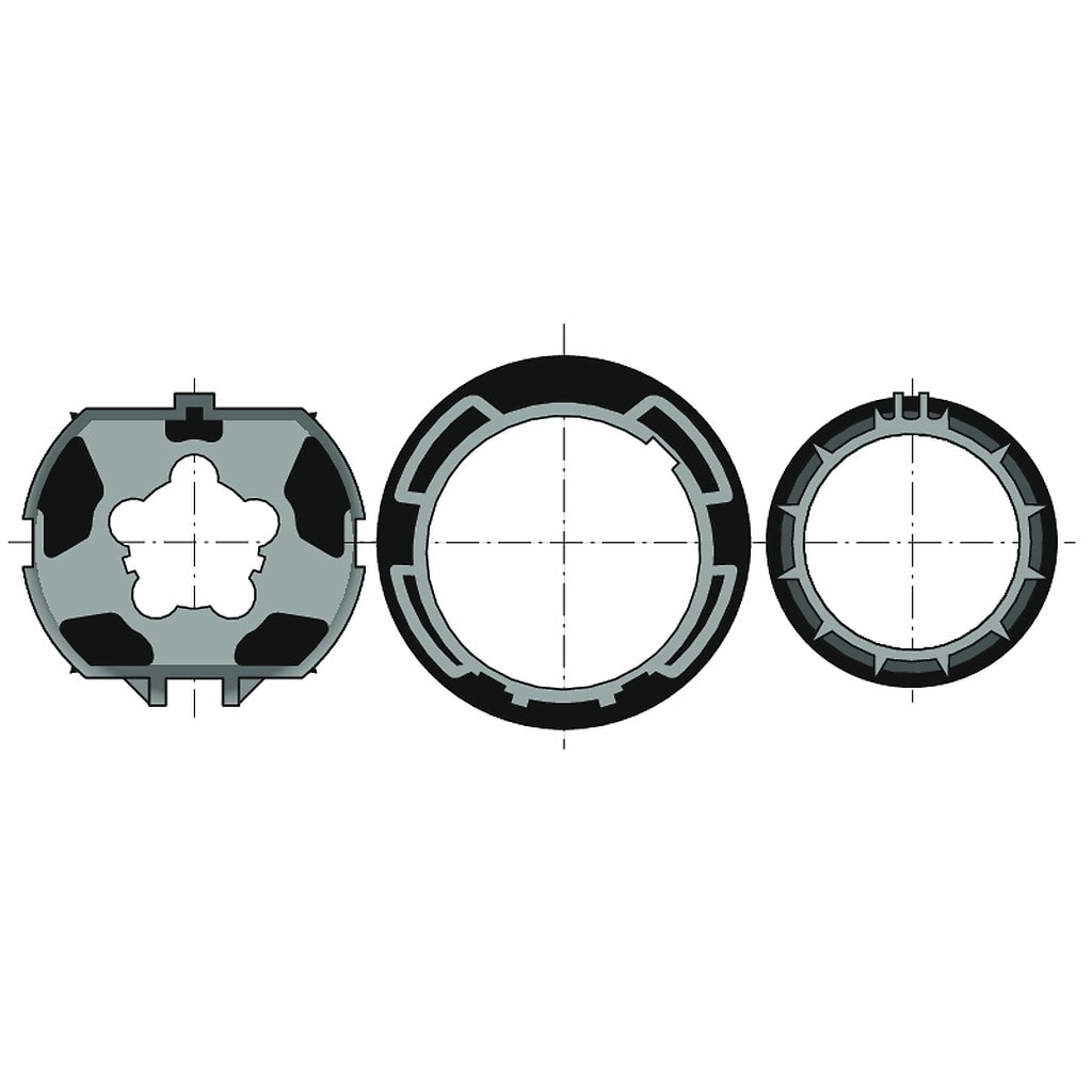 Somfy - Kit roue et deux couronnes diamètre 50 ZF80 x1