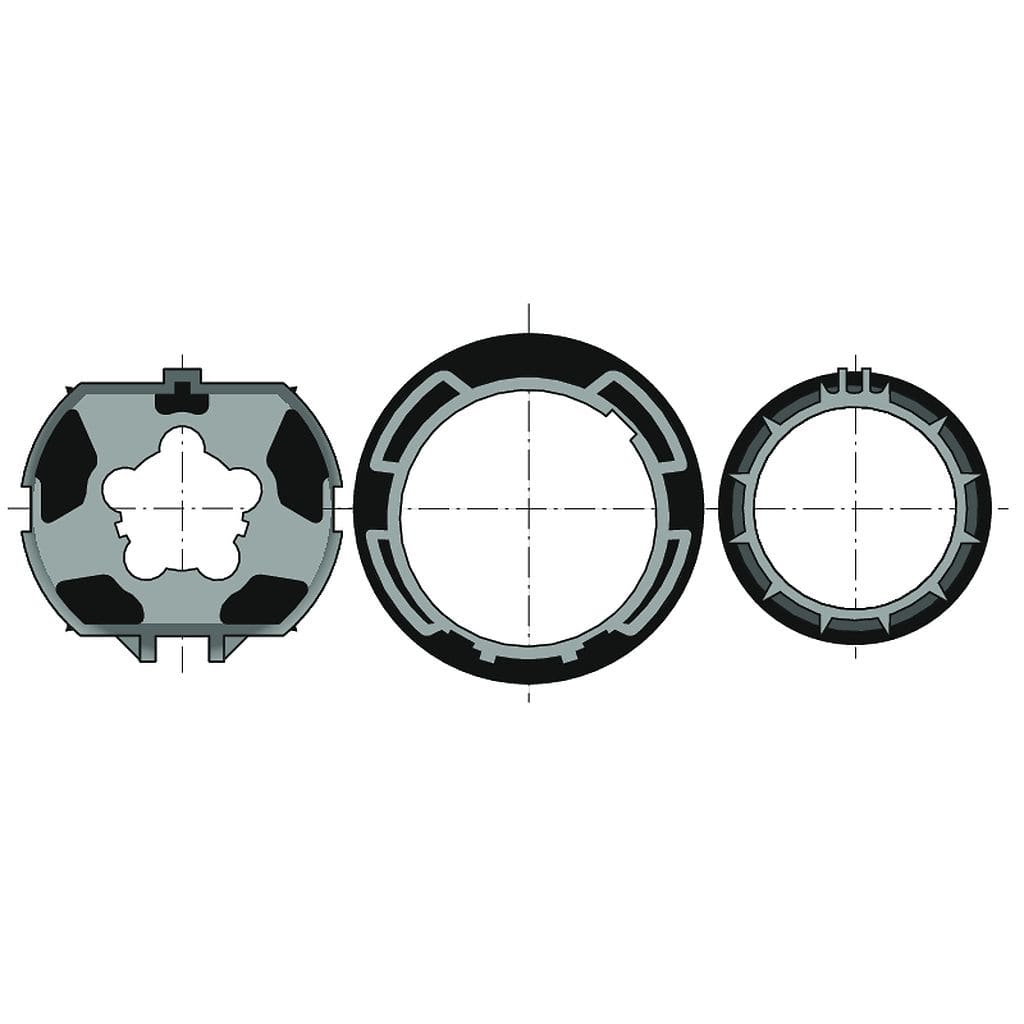 Somfy - Kit (1 roue + 2 couronnes) d50 zf 80 x1