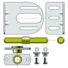 Somfy - Support intermédiaire complet