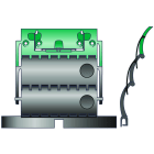 Somfy - Attache clicksur 2 maillons lame 8mm