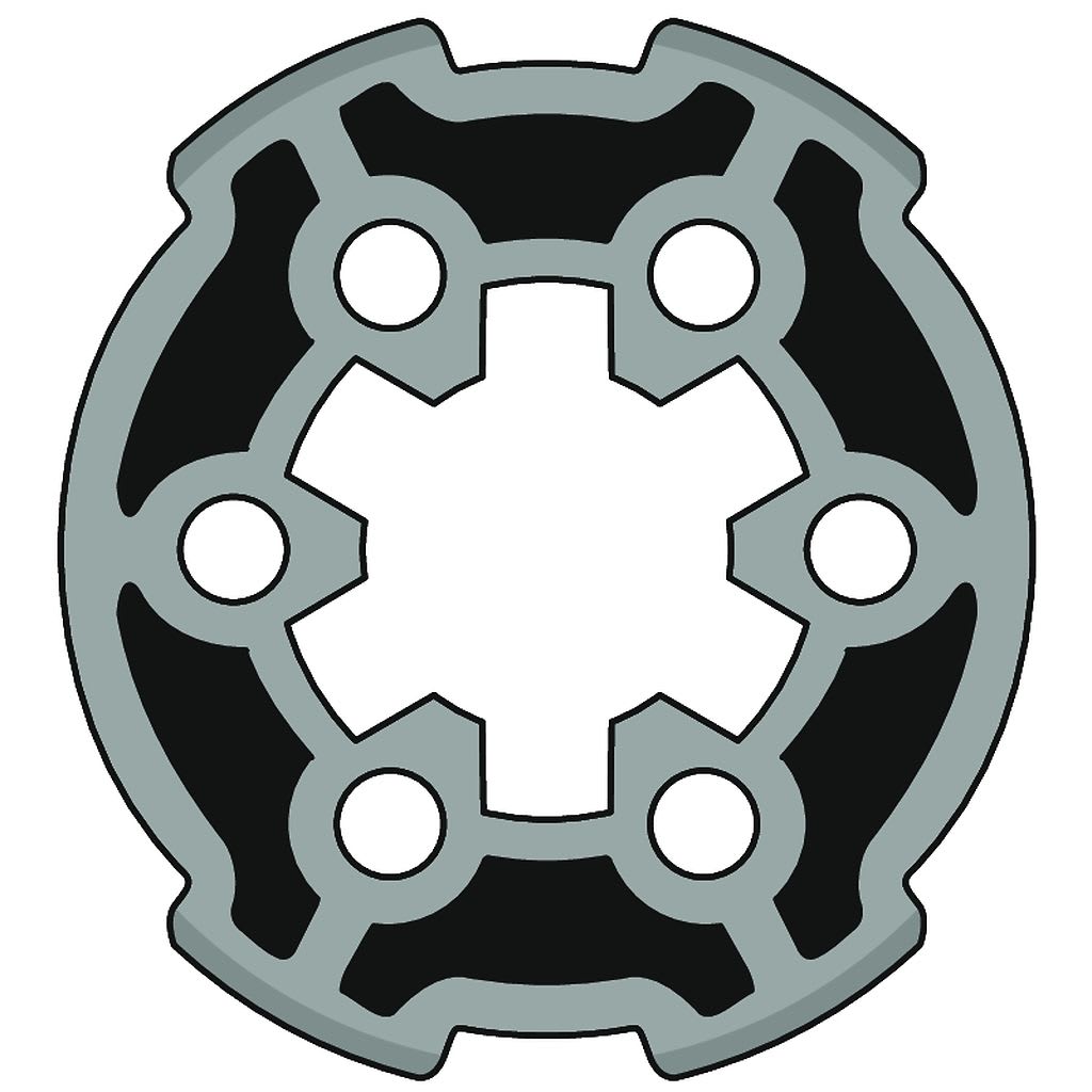 Somfy - Roue ls 40 pour tube soliso diamètre 44,5