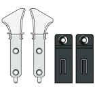 Somfy - Kit butées escamotables et tulipes lame 14 mm