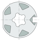 Somfy - Roue LT60 - tube stobag d100
