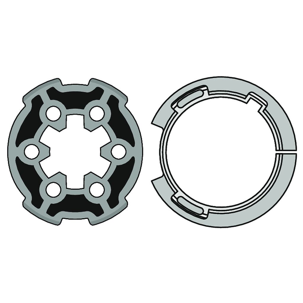Somfy - Roue couronne ls 40 pour tube soliso diamètre 44,5