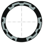 Somfy - Couronne moteur d50/tube d80 welser