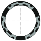 Somfy - Couronne moteur d50/tube d80 welser