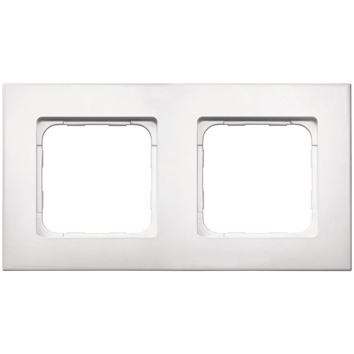 Somfy - Double-cadre Smoove® blanc laqué