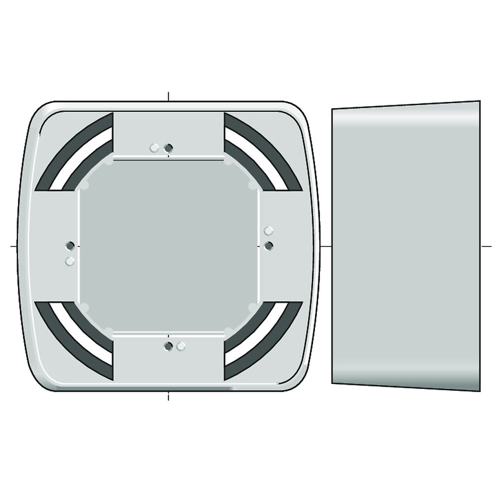 Somfy - Boîtier inteo saillie gris x10