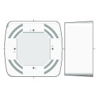 Somfy - Boîtier montage en saillie inteo blanc