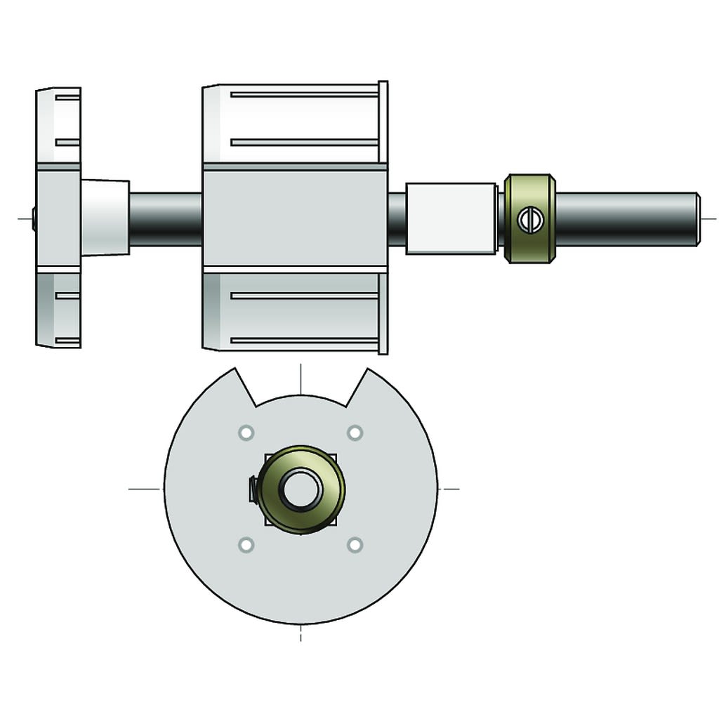 Somfy - Embout tube f2000 reglable