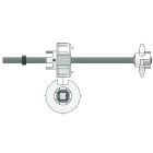 Somfy - Embout tube f5039 reglable