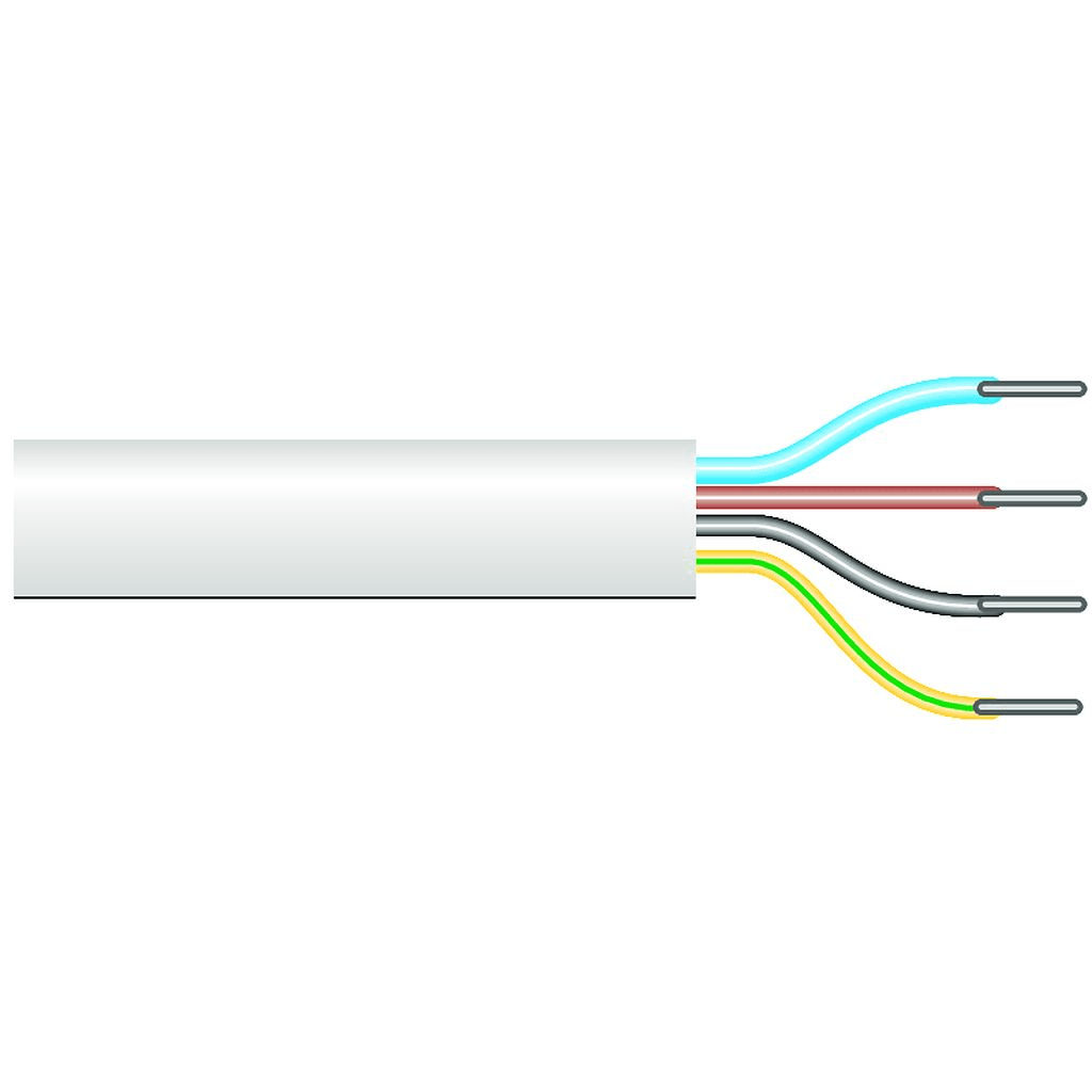 Somfy - Câble électrique 0,75mm², 4 cond, 50m