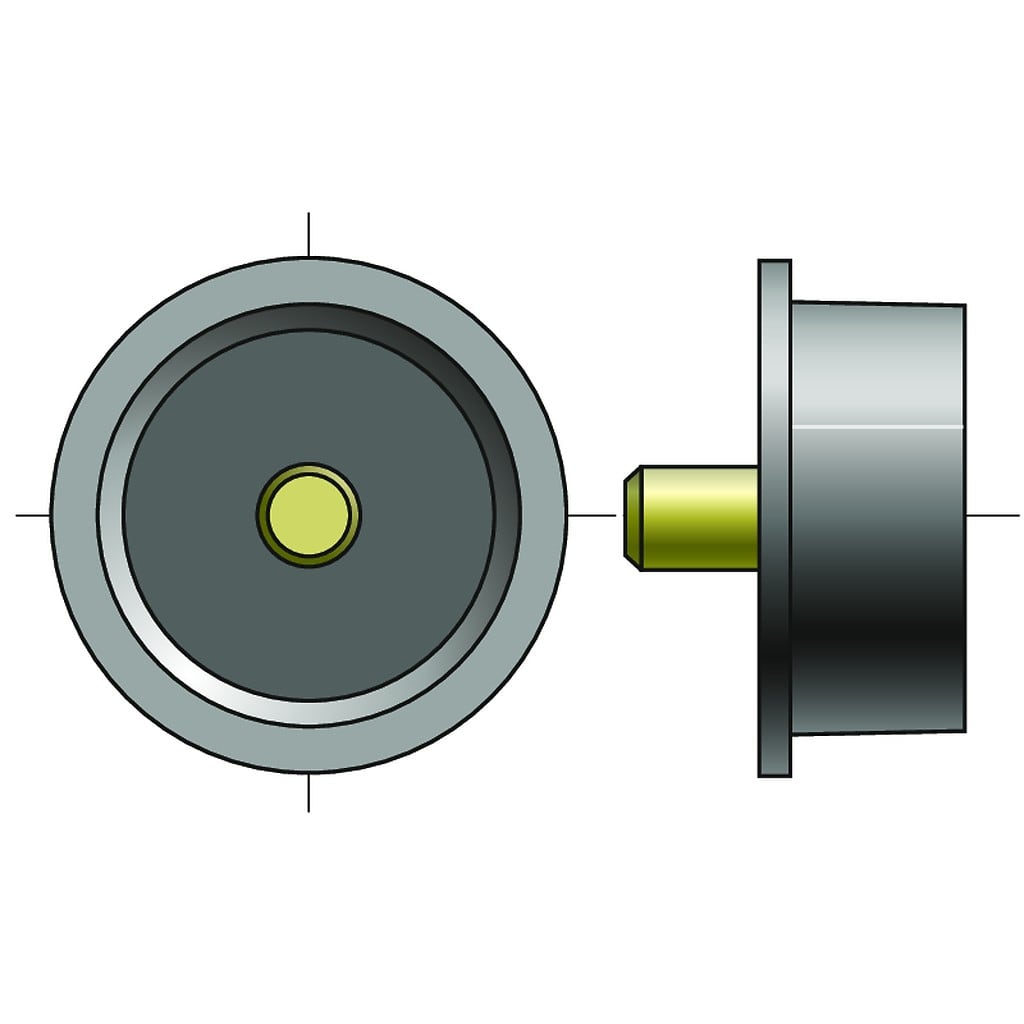 Somfy - Embout non réglable Ø50 x 1,5 avec tourillon Ø10