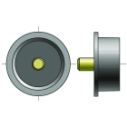 Somfy - Embout non réglable Ø50 x 1,5 avec tourillon Ø10