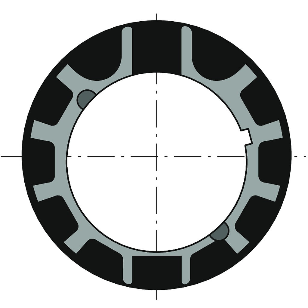 Somfy - Couronne d50 imbac d70 goutte d12 x10