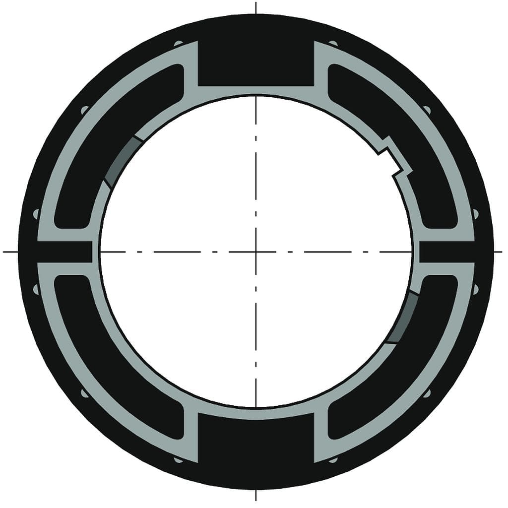 Somfy - Couronne d50 welser d70x1.5 plate x10