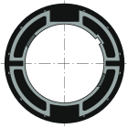 Somfy - Couronne d50 welser d70x1.5 plate x10