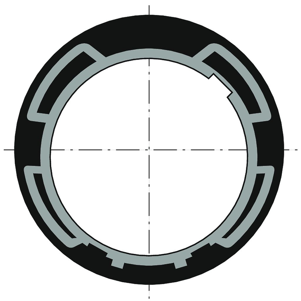 Somfy - Couronne ø60 zf 80