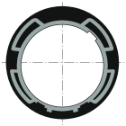 Somfy - Couronne ø60 zf 80