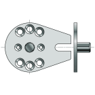 Somfy - Plaqué store - pion centrage d12