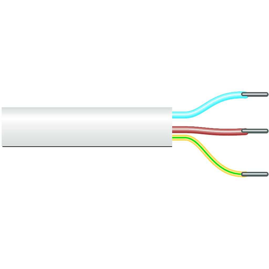 Somfy - Câble électrique 0,75 mm² - 3 conducteurs - longueur 50 m