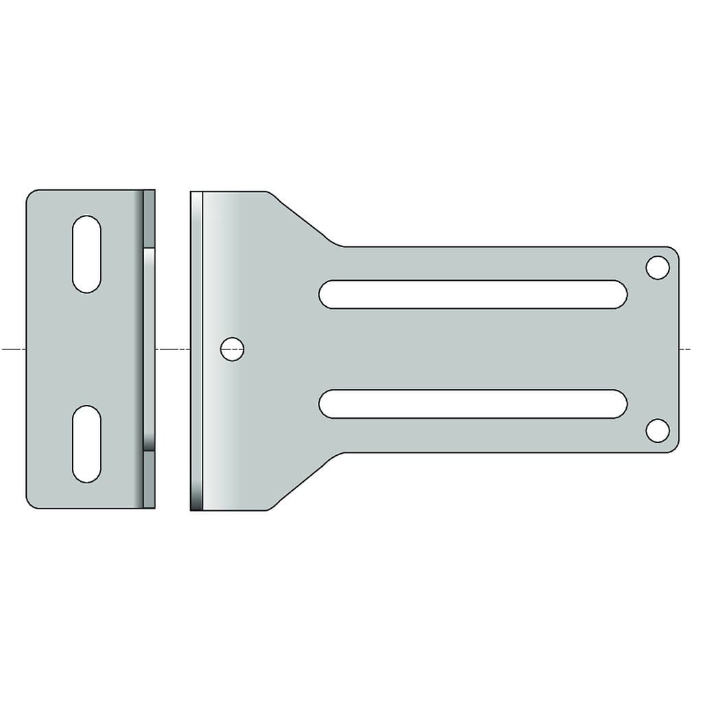 Somfy - Support op.ls50 plaqué ph zinguée