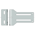 Somfy - Support op.ls50 plaqué ph zinguée