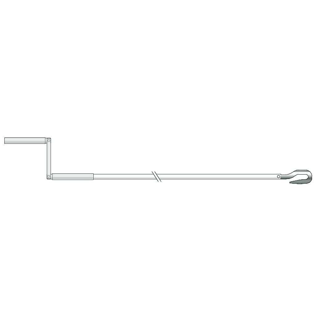 Somfy - Manivelle + crochet - l.1250mm (zf)