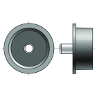 Somfy - Embout nn réglable d50x1.5 tourillon d12