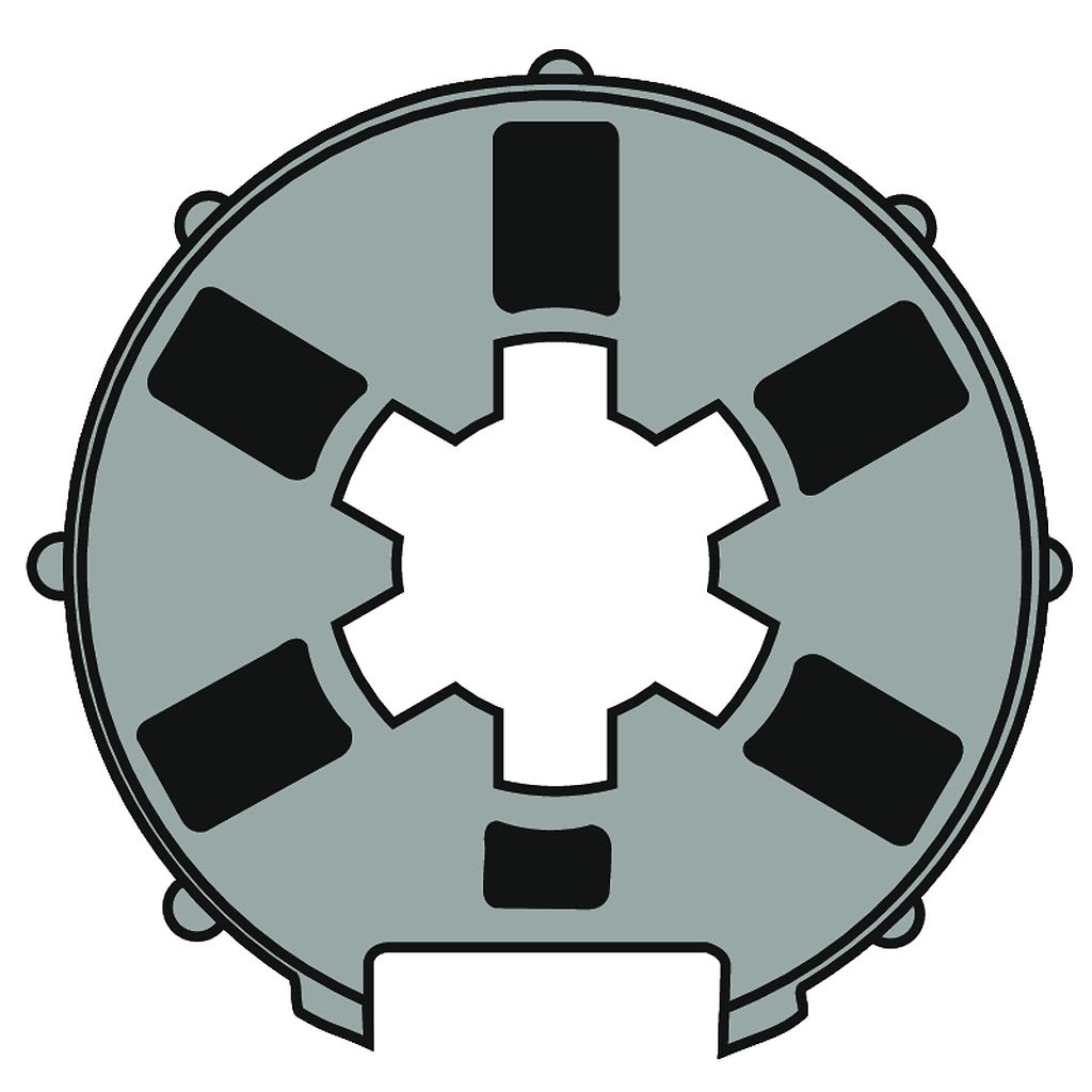 Somfy - Roue diamètre 40 pour tube madopron diamètre 50