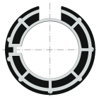 Somfy - Couronne diamètre 40 pour tube madopron diamètre 50