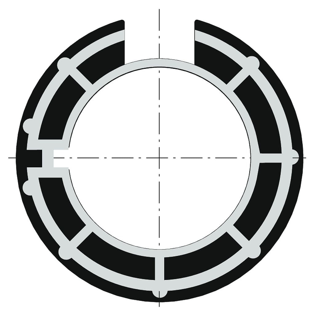 Somfy - Couronne diamètre 40 pour tube madopron diamètre 50