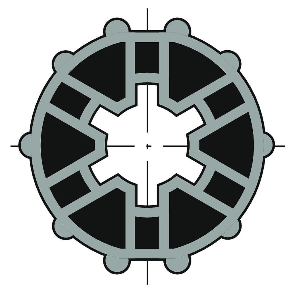 Somfy - Roue diamètre 40 pour tube diamètre 40x1mm