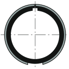 Somfy - Couronne diamètre 40 pour tube diamètre 40x1