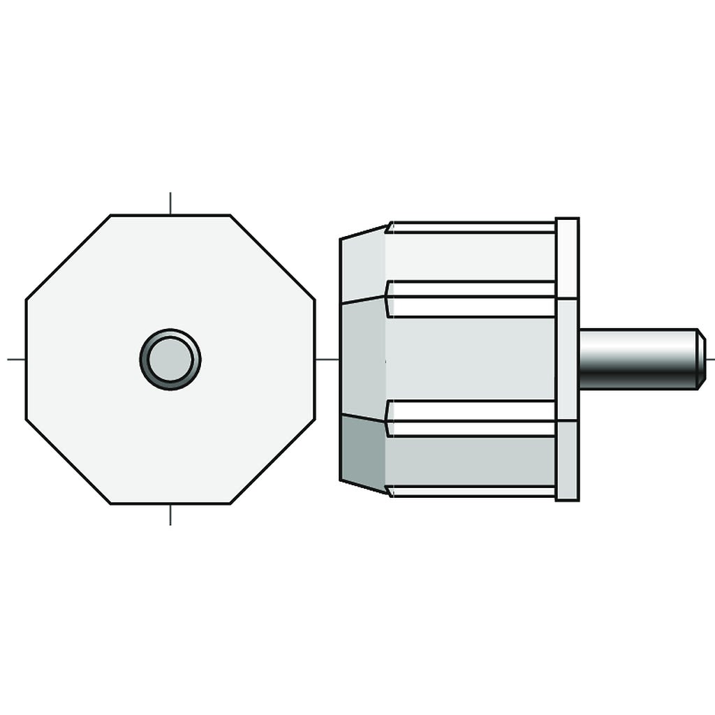 Somfy - Embout tube deprat octo 40