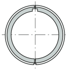 Somfy - Couronne diamètre 40 pour tube diamètre 40x1,5