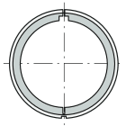 Somfy - Couronne diamètre 40 pour tube diamètre 40x1,5