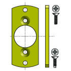 Somfy - Plaquette lo pour motorisation ls 40 avec vis plastite n°7