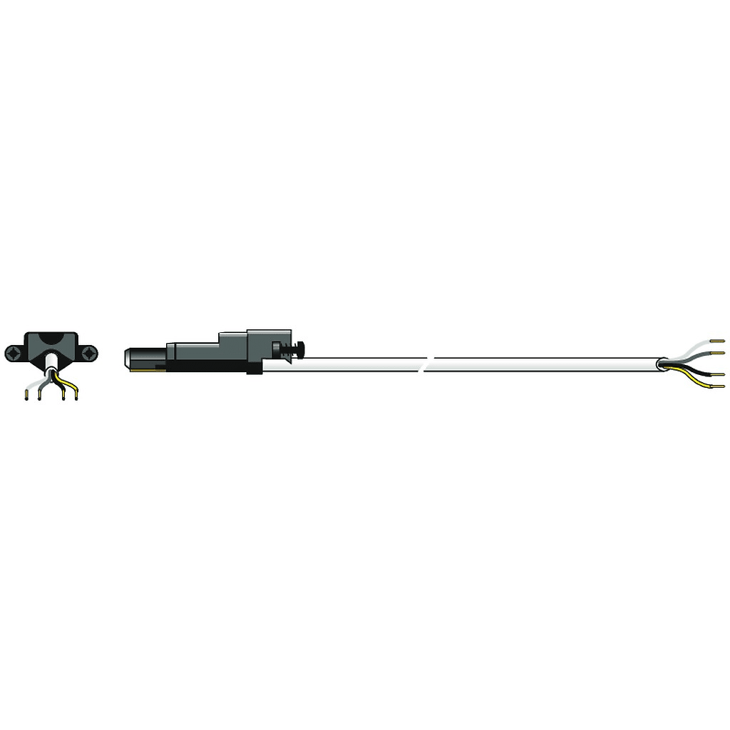 Somfy - Câble moteur filaire 4 conducteurs VVF longueur 10 m