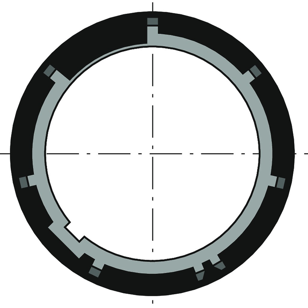Somfy - Couronne d50 tube f-2000 x10