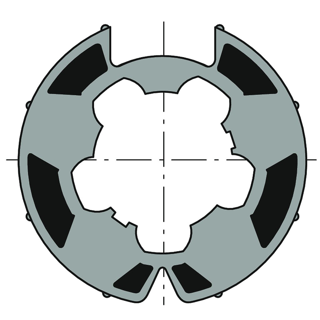 Somfy - Roue d50 tube f-2000 x1