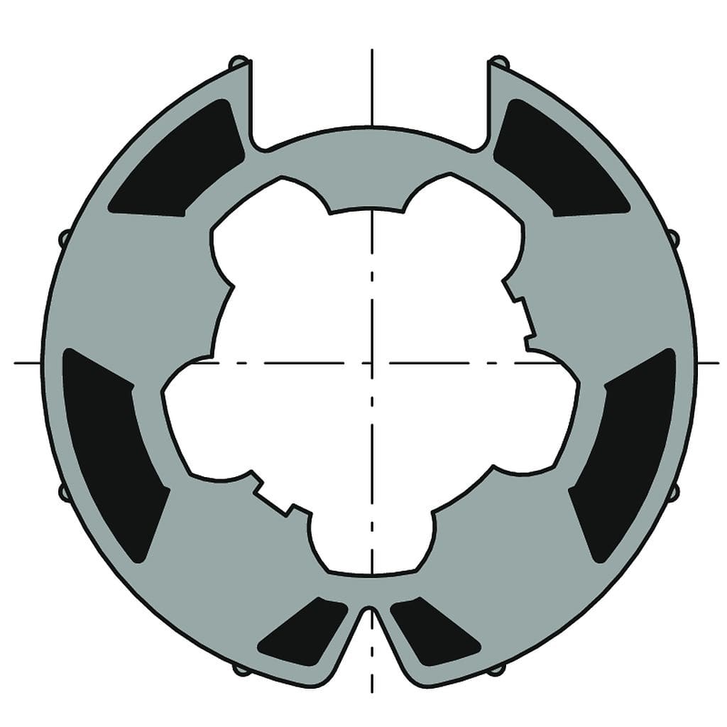 Somfy - Roue d50 tube f-2000 x1